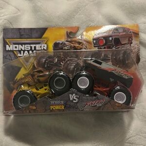 Spin Master Monster Jam Horse Power vs. Fastro Van Die-Cast Trucks 1/64 NIB